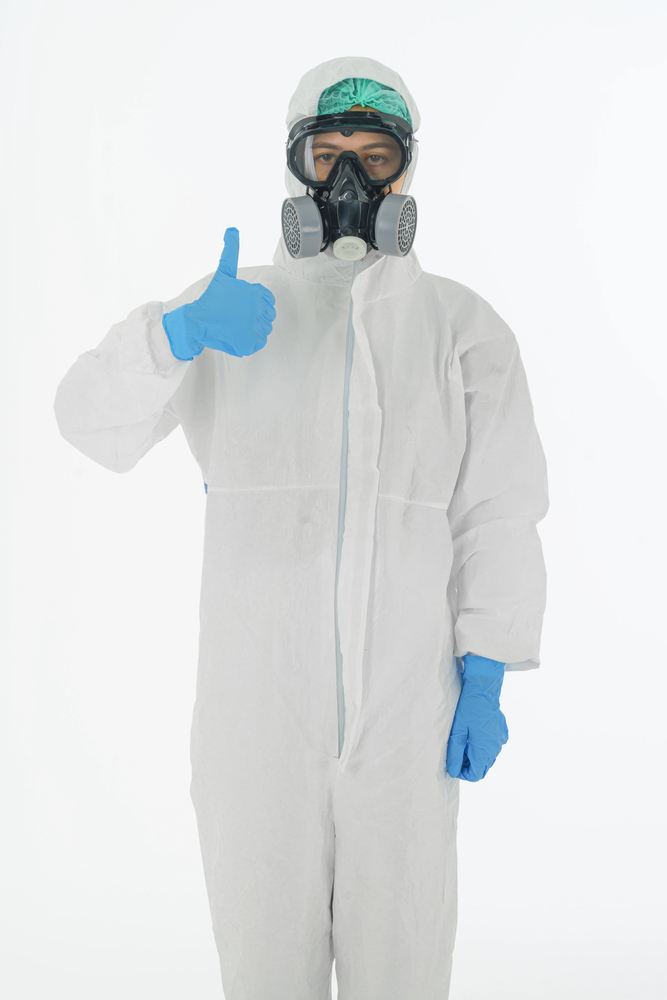Biohazard Suit with Full Mask